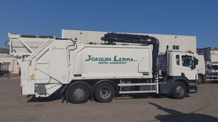 truk sampah SCANIA P310 + HIAB 210w-3 + GEESINK GPMIII 18L25 KT2