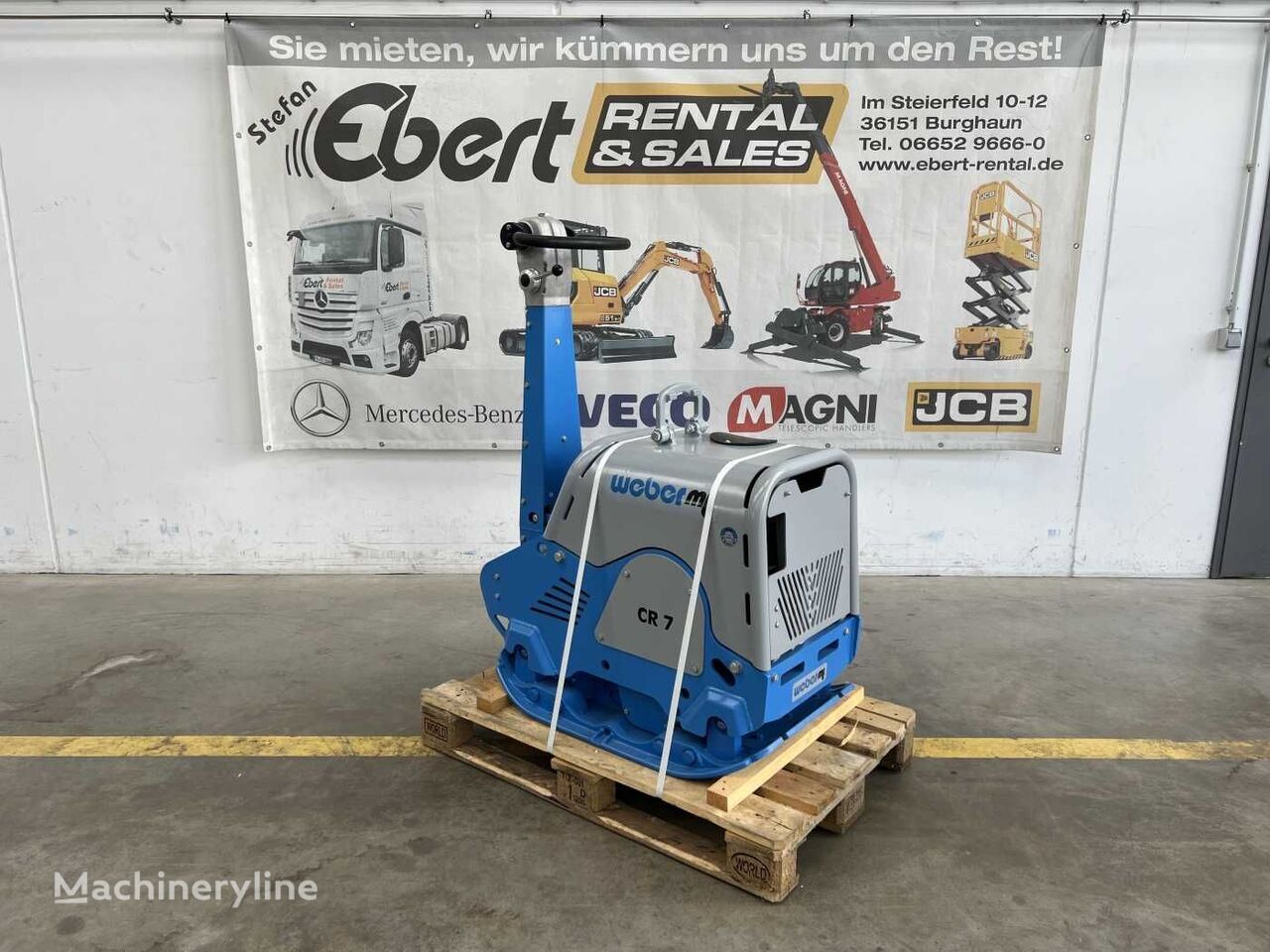alat pemadat Weber CR 7 Hatz-Diesel / 479kg / E-Start / DEMO