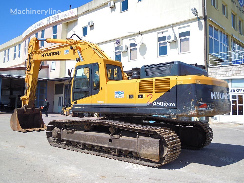 excavator dengan track Hyundai R450LC-7A