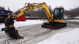 excavator dengan track KOMATSU PC80MR-3+ROTOTILT+PLIERS
