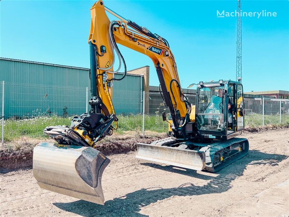 excavator dengan track Sany SY80U