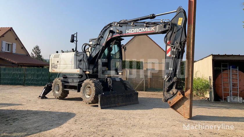 excavator roda Hidromek HMK 140 W with Engcon hydr. quickcoupler