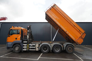 mobile crane MAN TGS 35.440 8X4 TIPPER WITH HMF 1643 Z2 CRANE 486.000KM