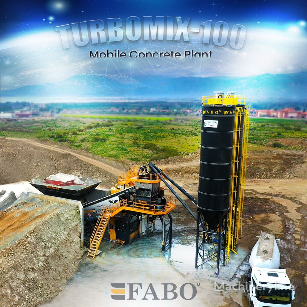 pabrik beton FABO TURBOMIX-100 Ceriya Mobilnyh betonnyh ustanovok baru