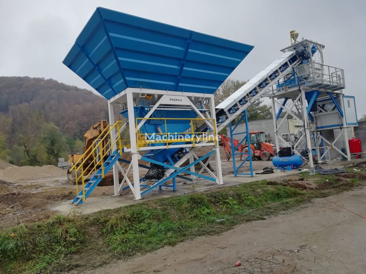 pabrik beton Promax Compact Concrete Batching Plant PROMAX C60-SNG PLUS (60m³/h) baru