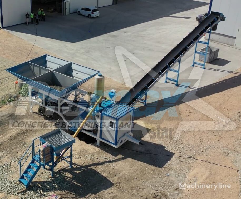 pabrik beton Promax Mobile Concrete Batching Plant M35-PLNT baru