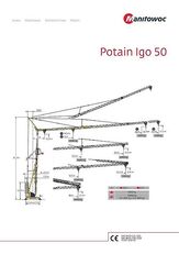 tower crane Potain IGO 50