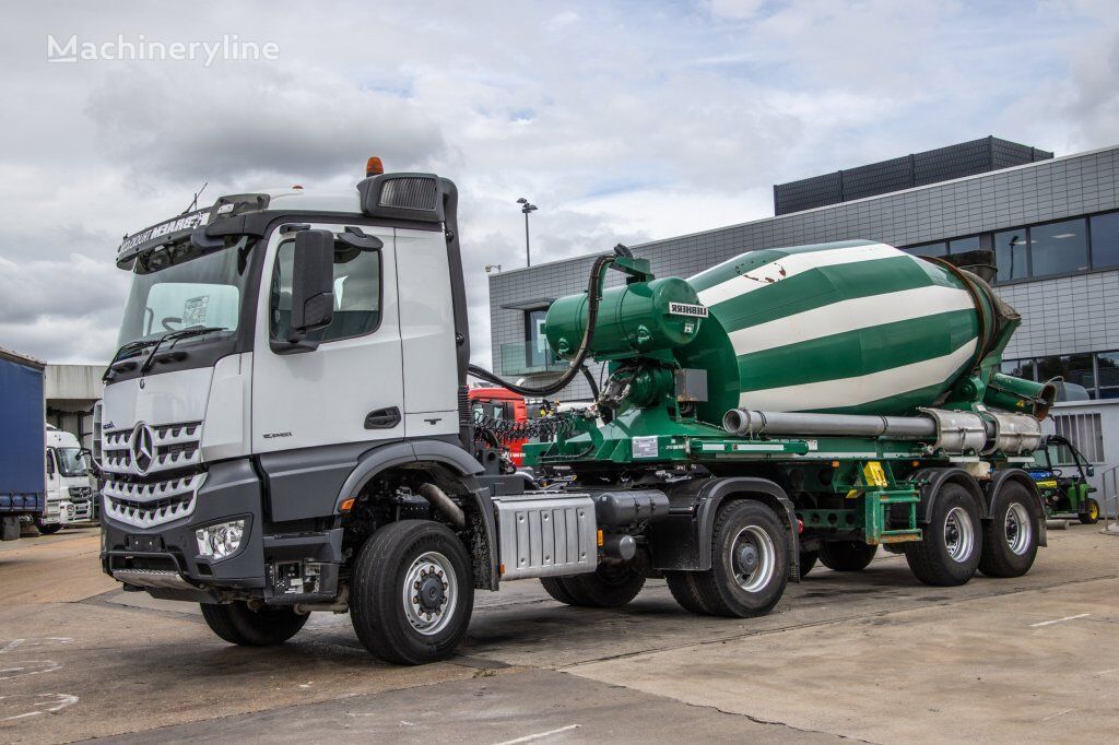 truck pencampur adonan beton Mercedes-Benz AROCS 1943 AS 4X4+LIEBHERR 10M3 (2014)