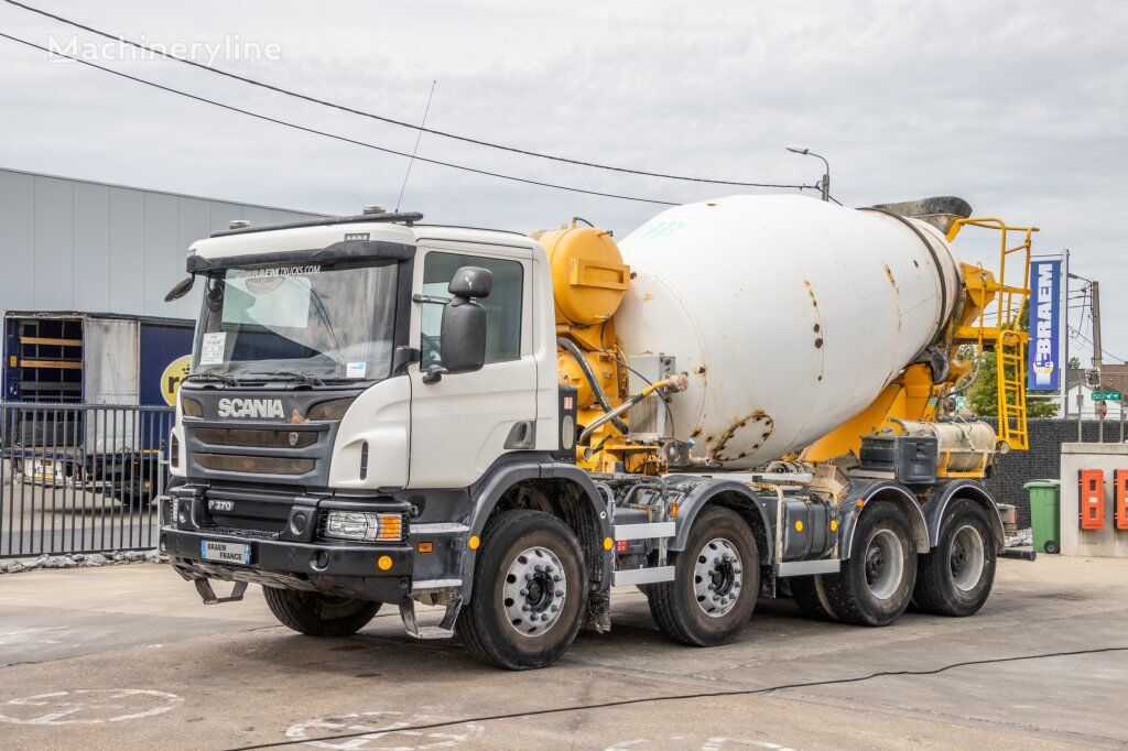 truck pencampur adonan beton Scania P370+E6+MIXER 9M³