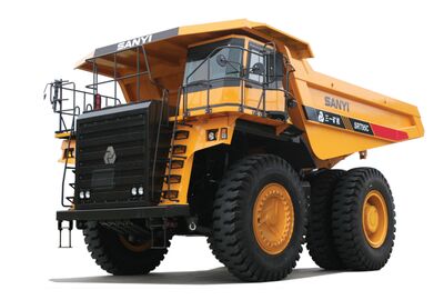 truk tambang dan konstruksi Sany SRT 95 C